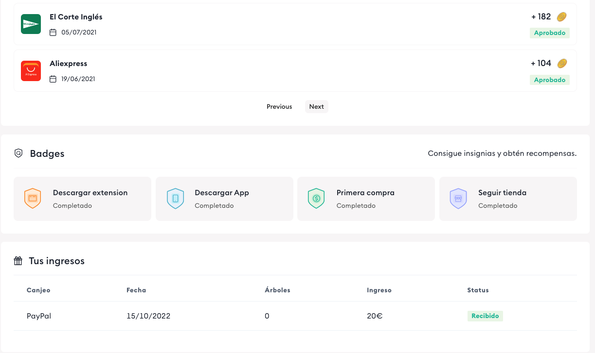 Recibir cashback por tus compras con Qoala